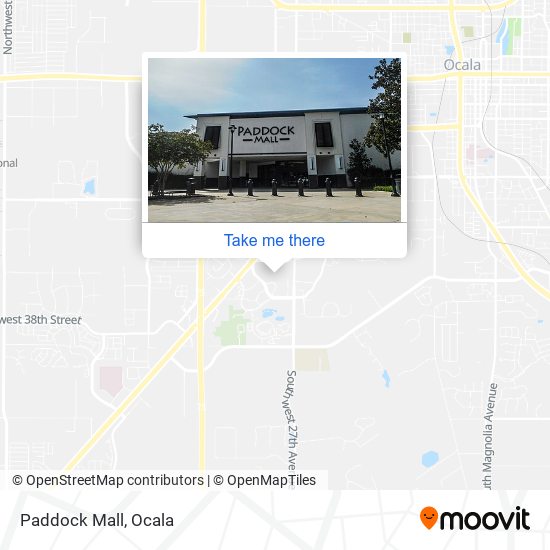 Paddock Mall map