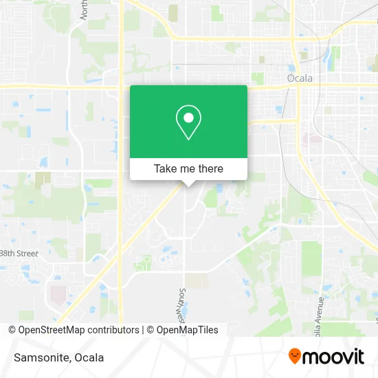 Samsonite map