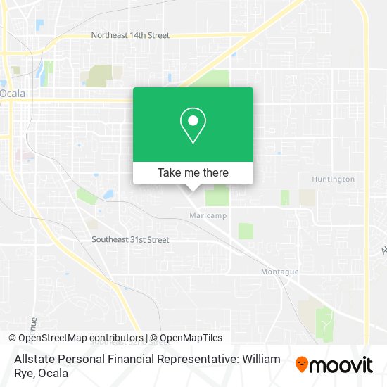 Allstate Personal Financial Representative: William Rye map