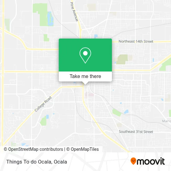 Things To do Ocala map