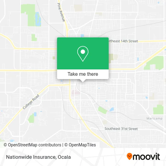 Nationwide Insurance map