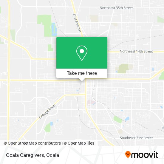 Ocala Caregivers map