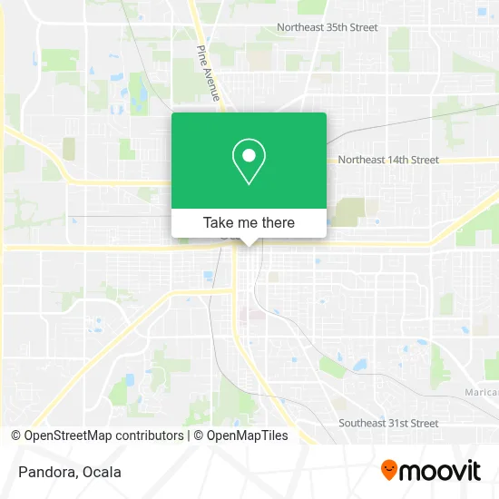 Pandora map
