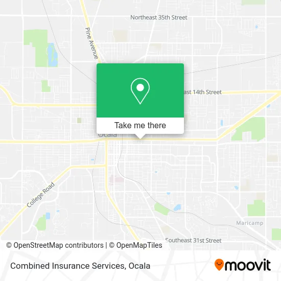 Combined Insurance Services map