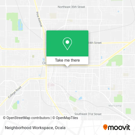 Neighborhood Workspace map
