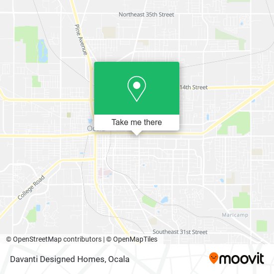 Davanti Designed Homes map