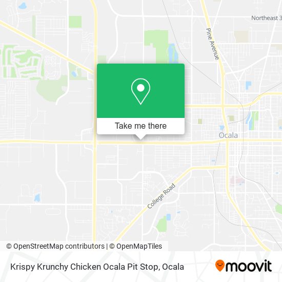Mapa de Krispy Krunchy Chicken Ocala Pit Stop