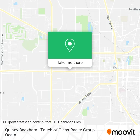 Quincy Beckham - Touch of Class Realty Group map