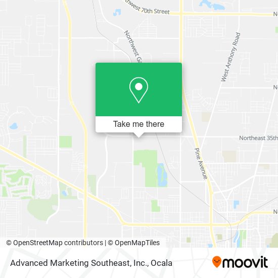 Mapa de Advanced Marketing Southeast, Inc.