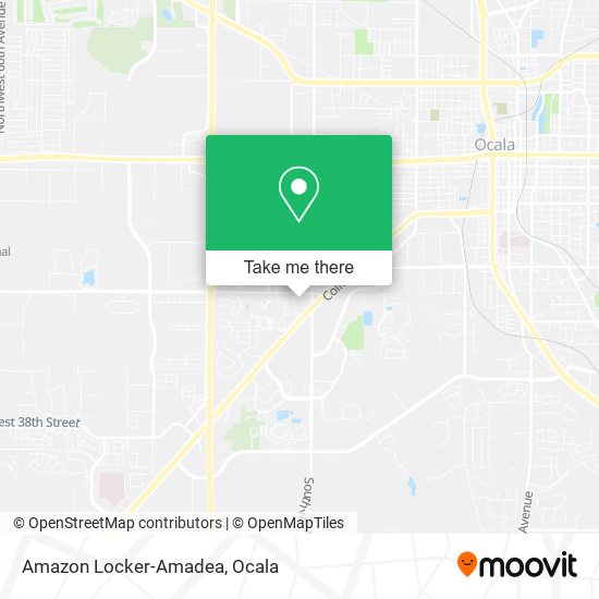 Amazon Locker-Amadea map