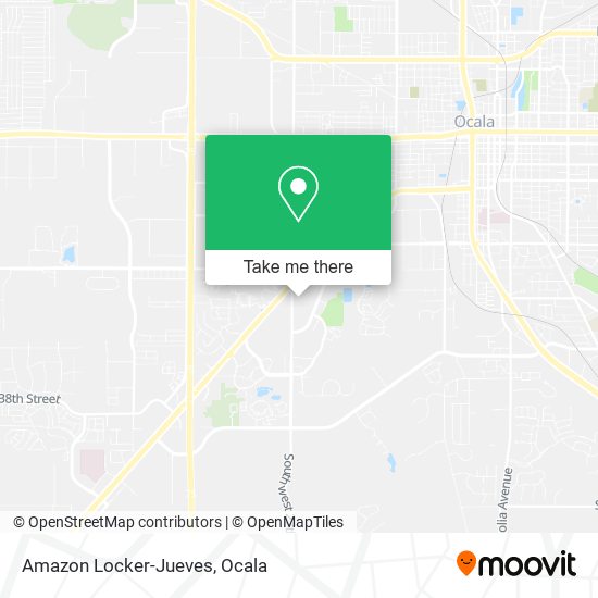 Mapa de Amazon Locker-Jueves