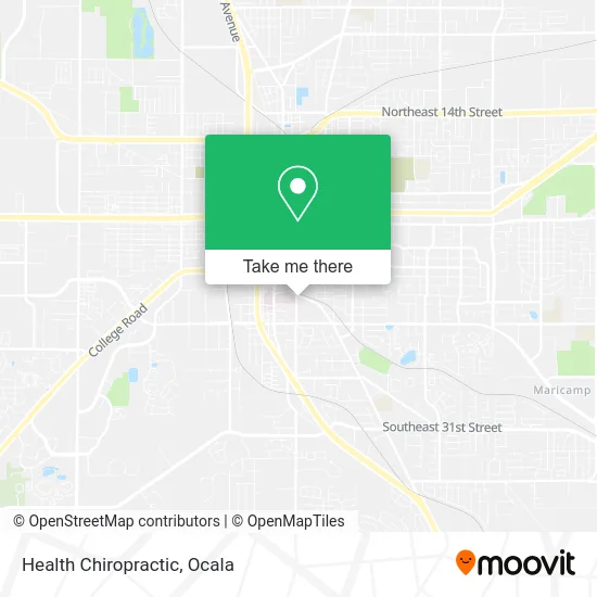 Health Chiropractic map