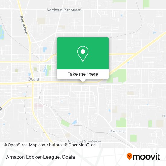 Amazon Locker-League map