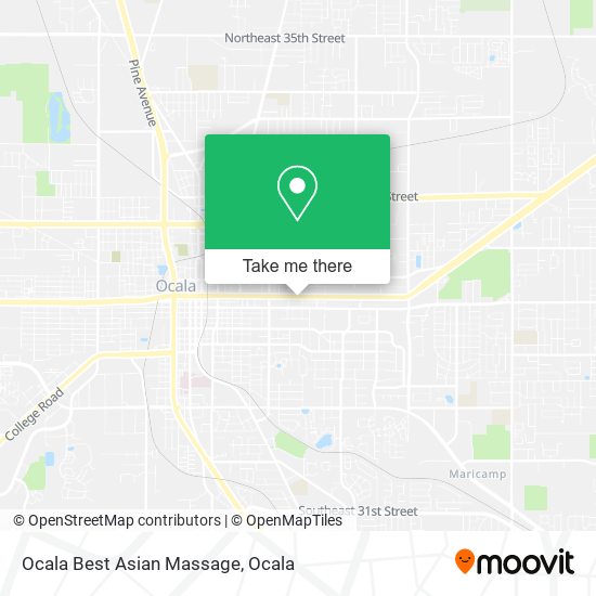 Mapa de Ocala Best Asian Massage