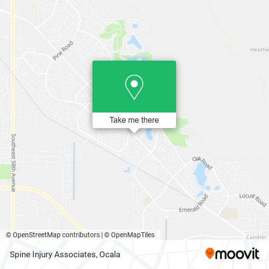 Spine Injury Associates map