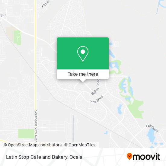 Mapa de Latin Stop Cafe and Bakery