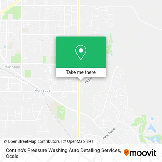 Contino's Pressure Washing Auto Detailing Services map