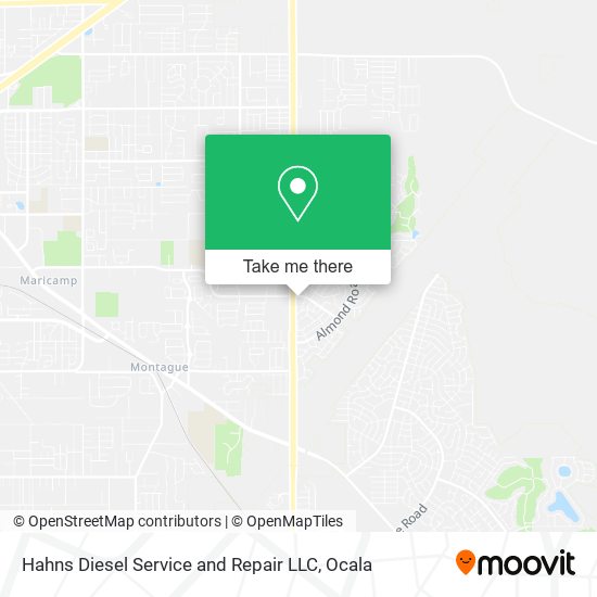 Mapa de Hahns Diesel Service and Repair LLC