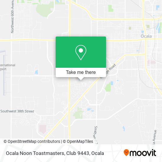 Ocala Noon Toastmasters, Club 9443 map