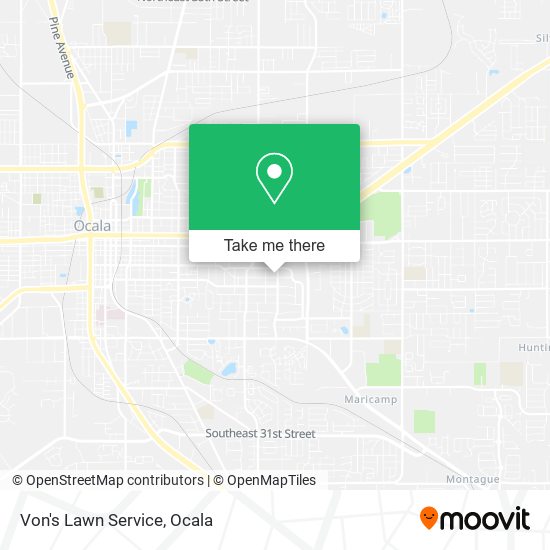 Von's Lawn Service map