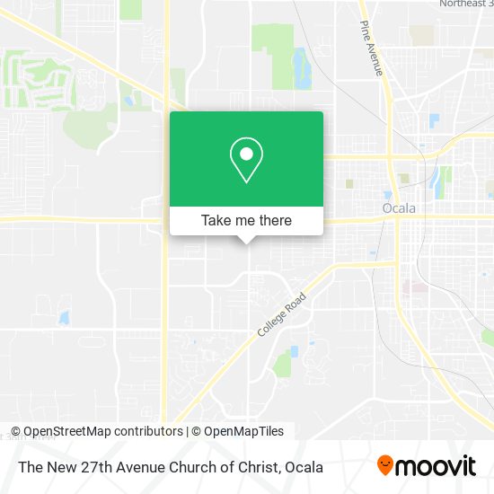 Mapa de The New 27th Avenue Church of Christ