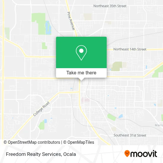 Freedom Realty Services map
