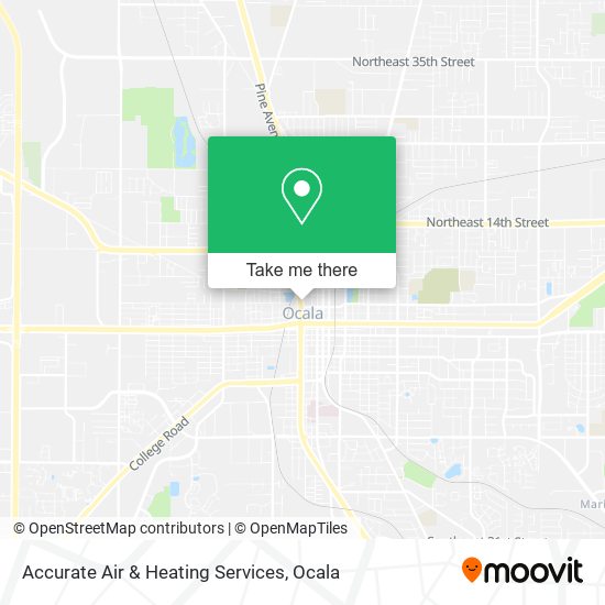 Mapa de Accurate Air & Heating Services