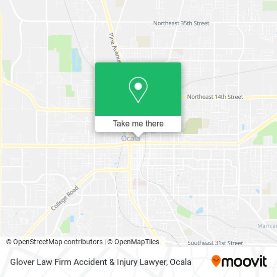 Mapa de Glover Law Firm Accident & Injury Lawyer