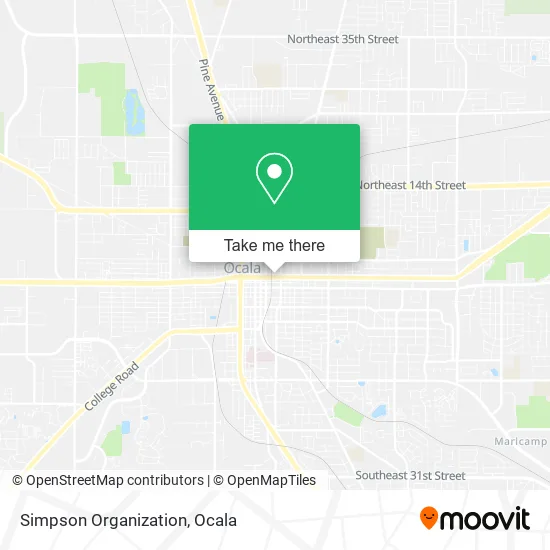 Simpson Organization map
