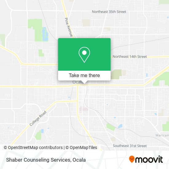 Shaber Counseling Services map