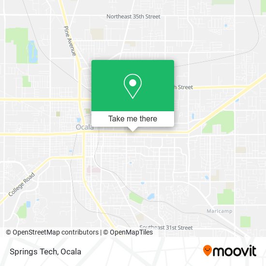 Springs Tech map