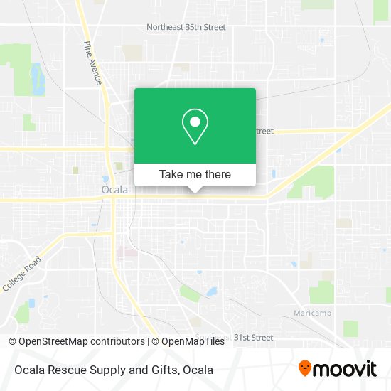 Ocala Rescue Supply and Gifts map