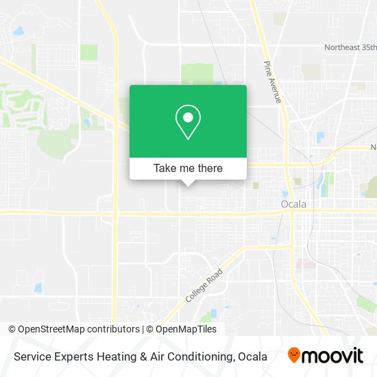 Mapa de Service Experts Heating & Air Conditioning