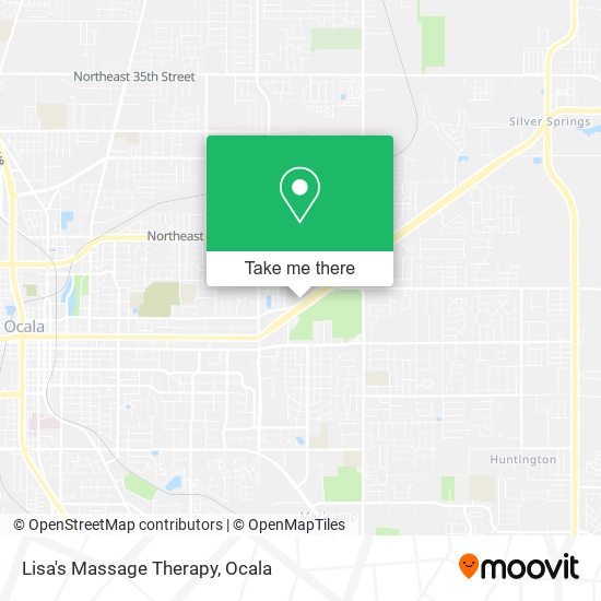 Lisa's Massage Therapy map