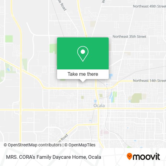 MRS. CORA's Family Daycare Home map