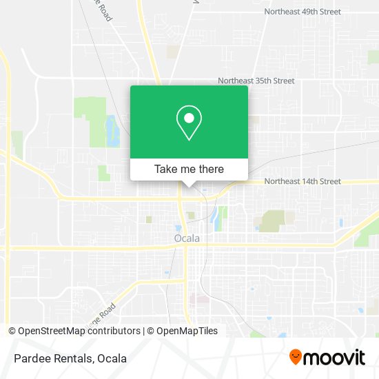 Pardee Rentals map