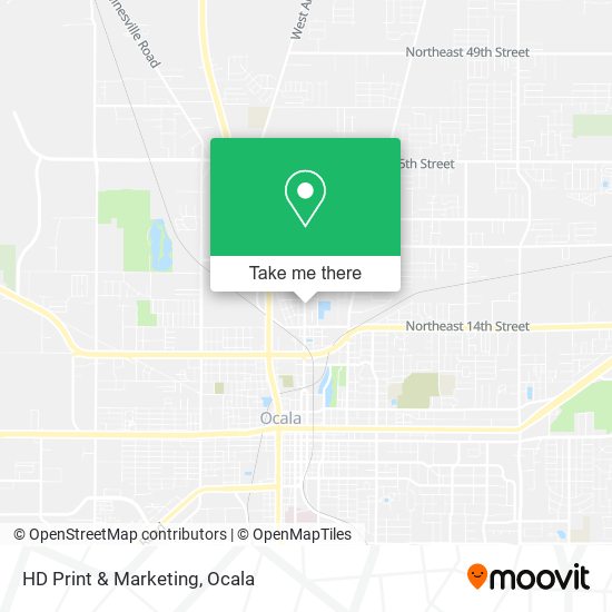 HD Print & Marketing map