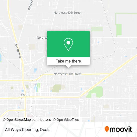 All Ways Cleaning map