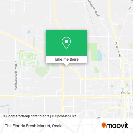 The Florida Fresh Market map