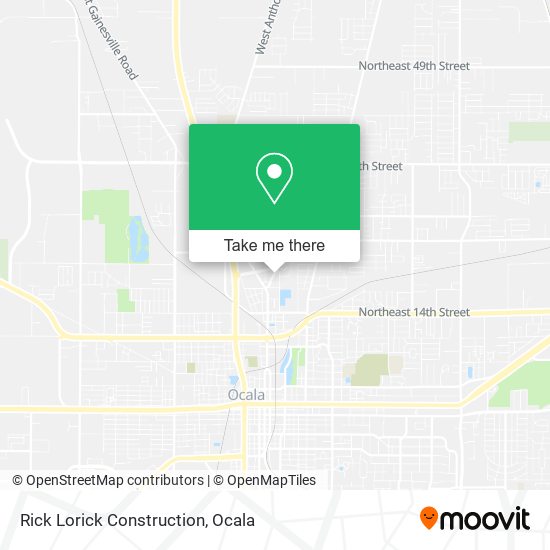 Rick Lorick Construction map