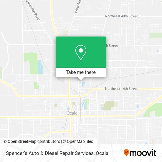 Mapa de Spencer's Auto & Diesel Repair Services