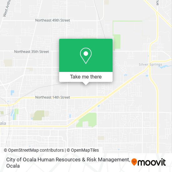 City of Ocala Human Resources & Risk Management map