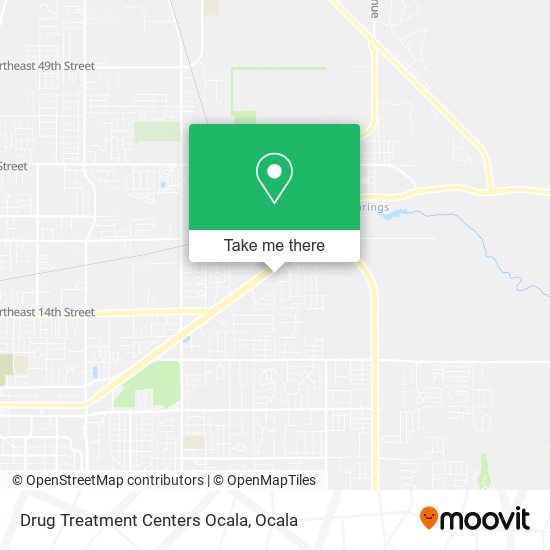 Drug Treatment Centers Ocala map