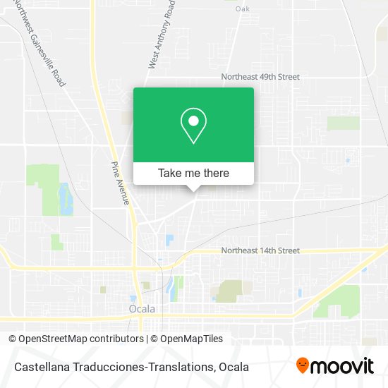 Mapa de Castellana Traducciones-Translations