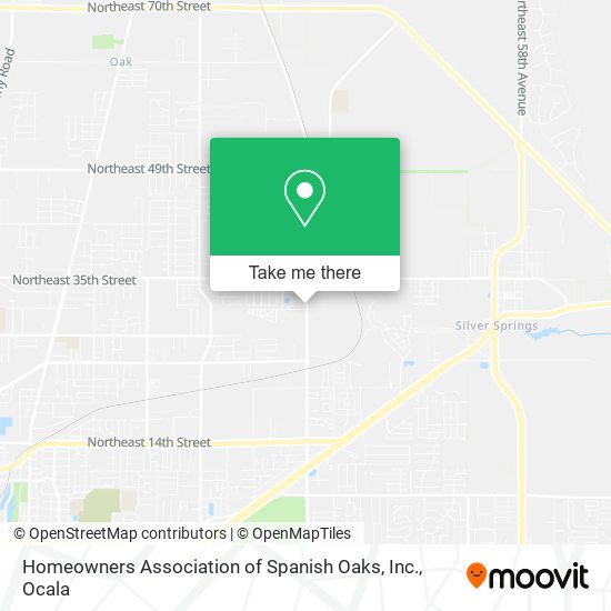 Mapa de Homeowners Association of Spanish Oaks, Inc.