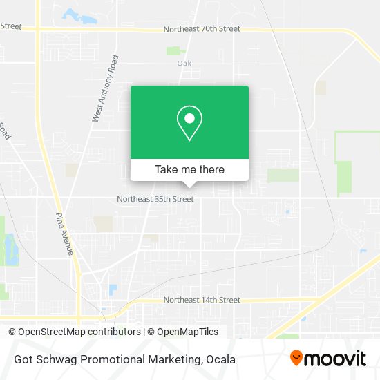 Mapa de Got Schwag Promotional Marketing