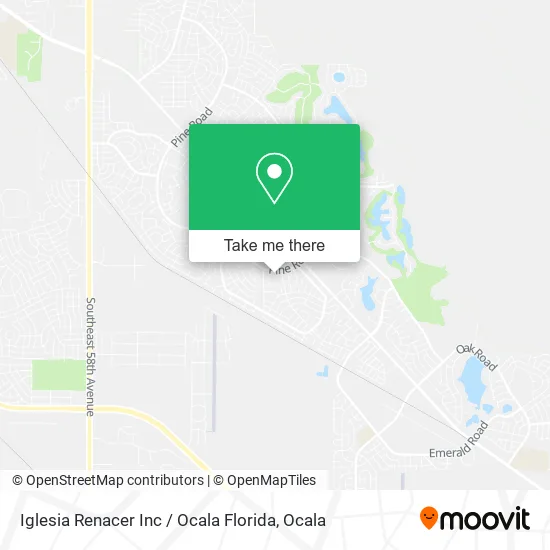 Iglesia Renacer Inc / Ocala Florida map