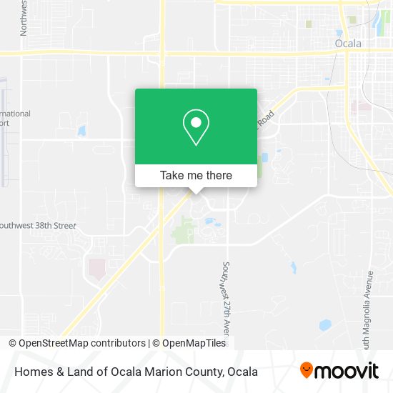 Homes & Land of Ocala Marion County map