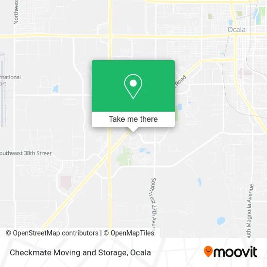 Checkmate Moving and Storage map