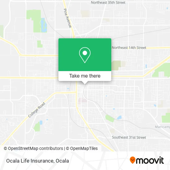 Ocala Life Insurance map